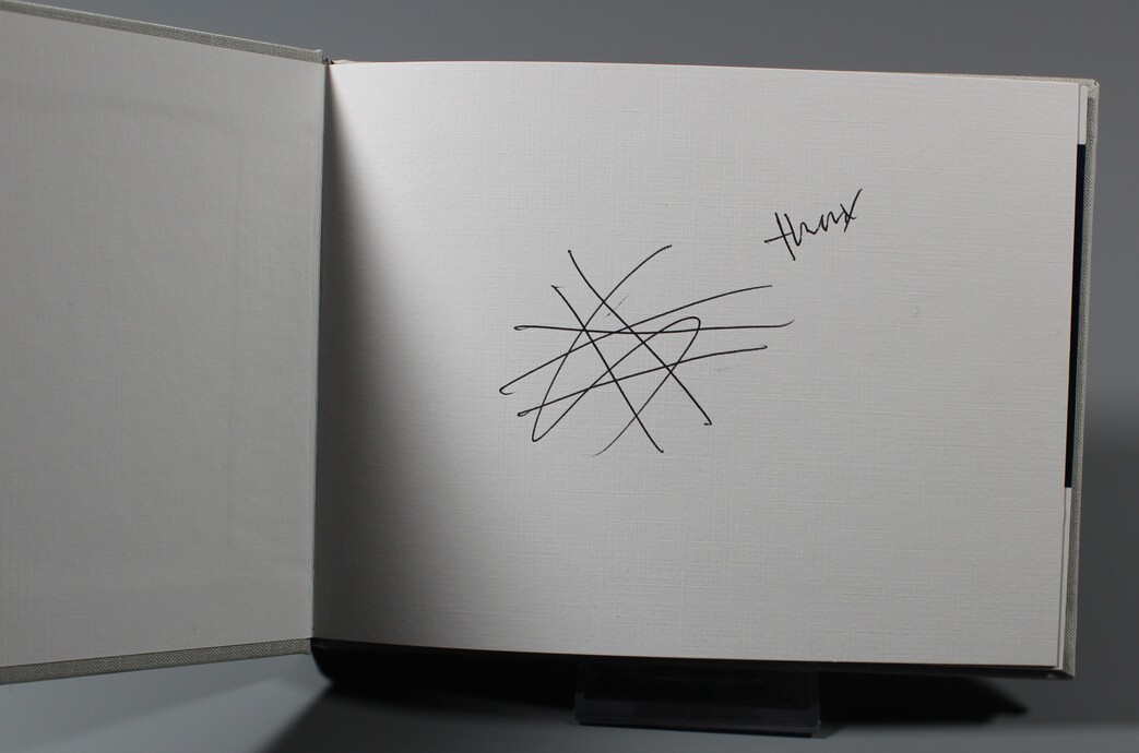 Inside front page bearing handwritten signatures.