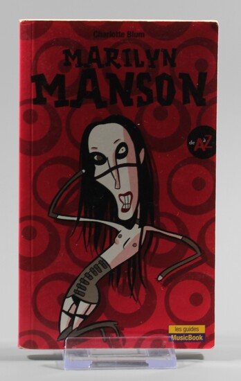Front cover of Charlotte Blum’s Marilyn Manson de A à Z
